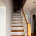 Treppe zu dem Schlafraum
